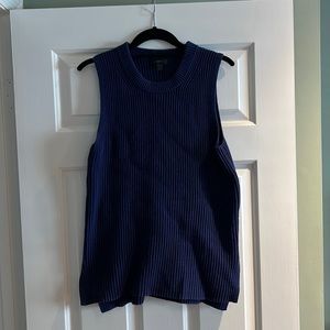 JCrew Sleeveless Sweater - Navy M